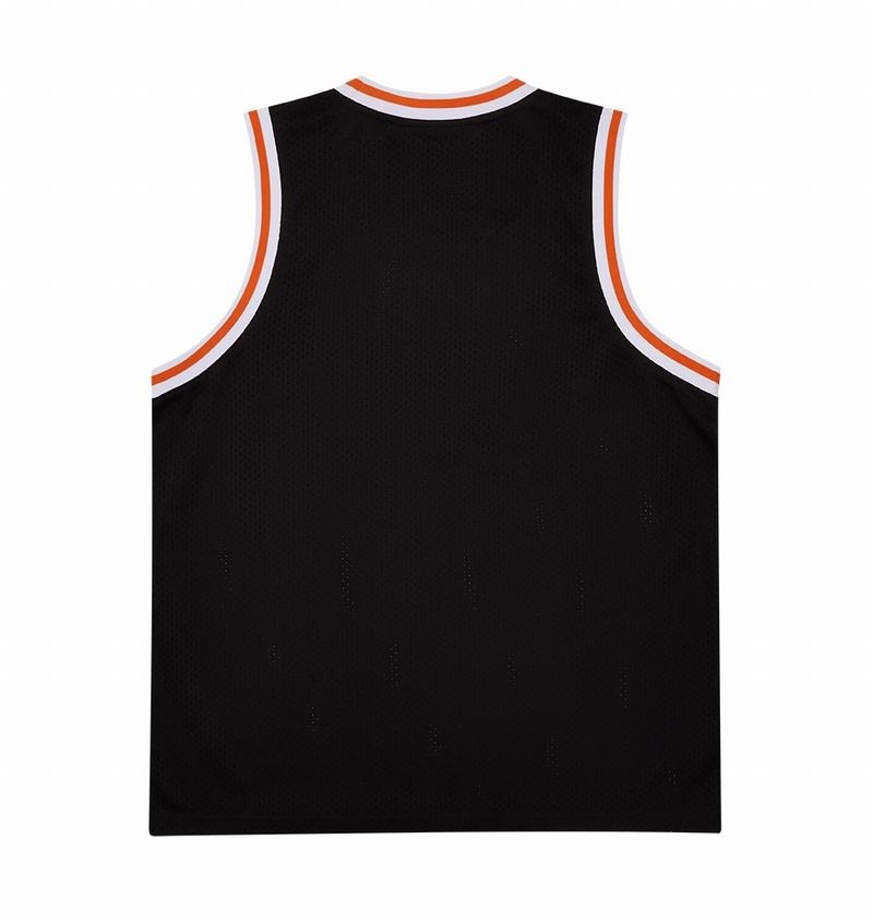 Black / White / Orange Trapstar Irongate Arch Basketball Vest Men's T Shirts | TMABOC-532