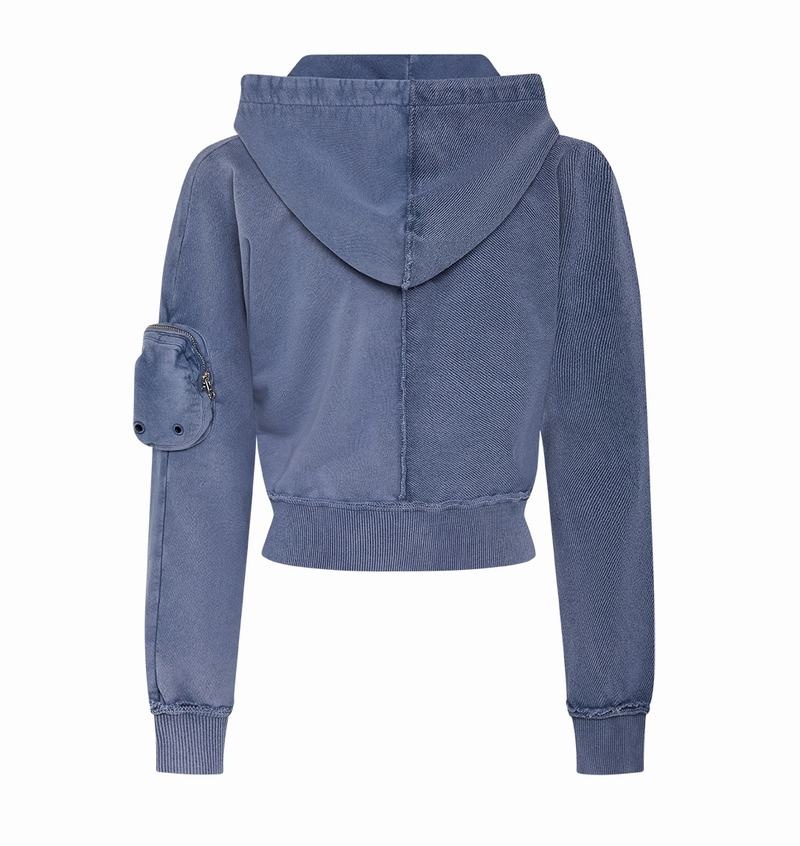 Blue Trapstar Construct Batwing Hoodie Women's Tracksuits | URPWJV-580