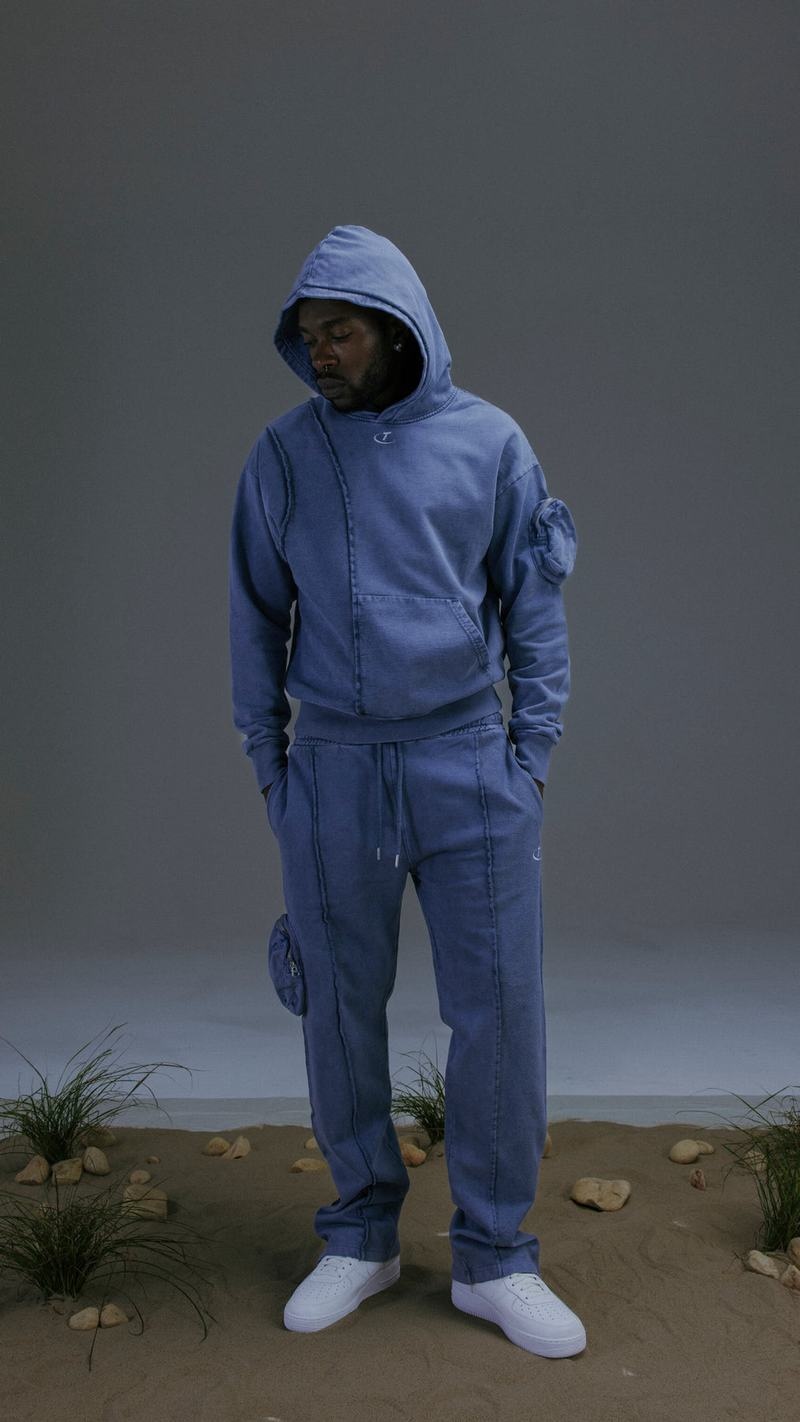 Blue Trapstar Construct Hoodie Men's Tracksuits | BMDXJF-376