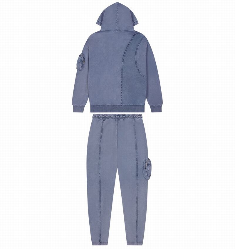 Blue Trapstar Construct Hoodie Men's Tracksuits | BMDXJF-376