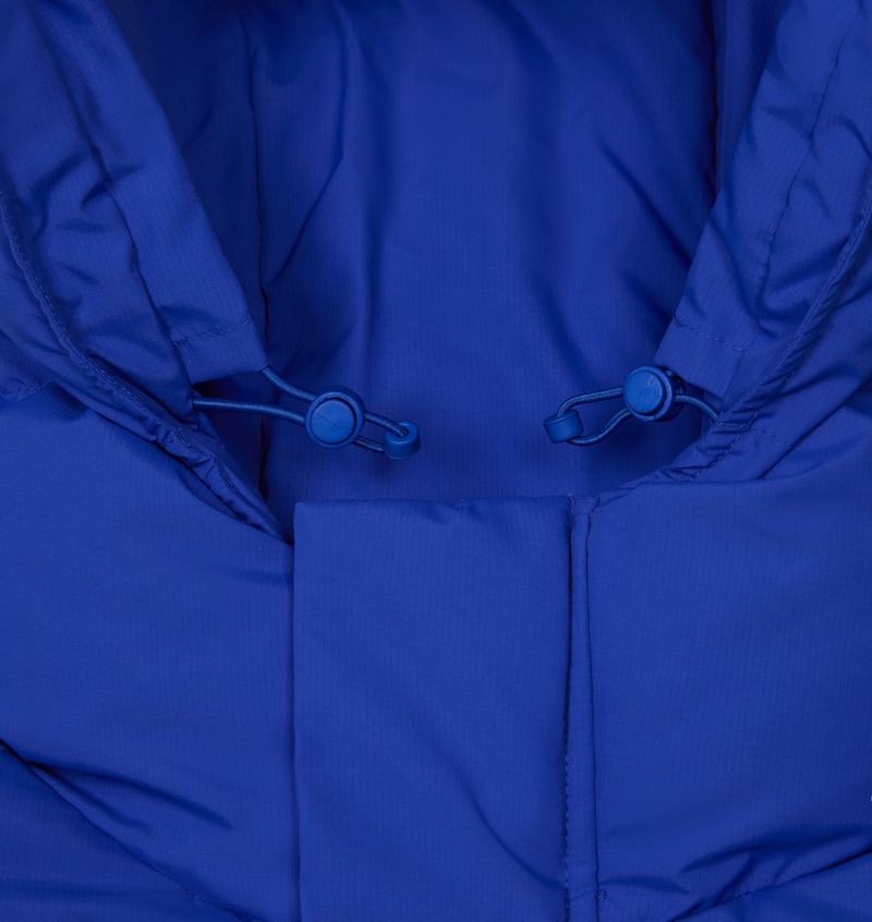 Blue Trapstar Decoded Hooded Puffer 2.0 Men's Jackets | GQIFPM-710