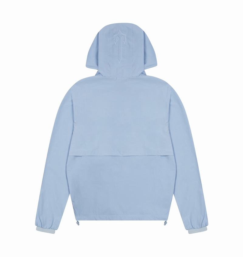 Blue Trapstar Decoded Windbreaker Men's Jackets | KIHRMG-023