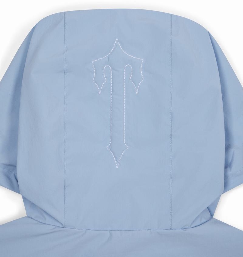 Blue Trapstar Decoded Windbreaker Men's Jackets | KIHRMG-023