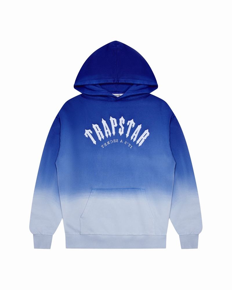 Blue Trapstar Gradient Arch Men's Tracksuits | QNYWRB-765