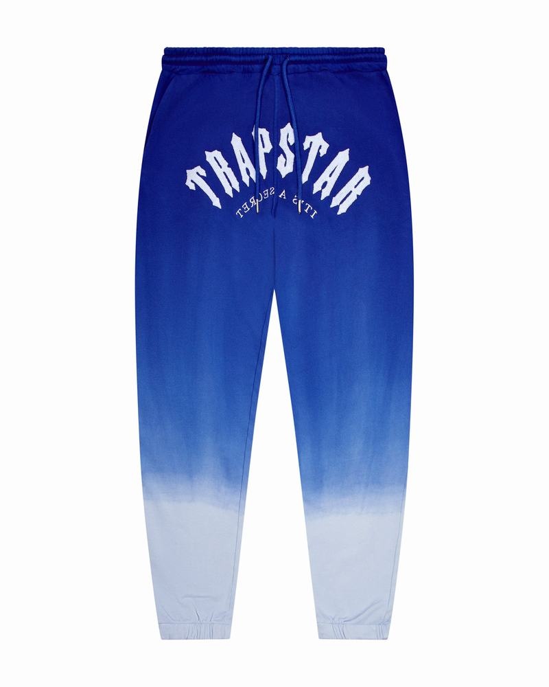 Blue Trapstar Gradient Arch Men's Tracksuits | QNYWRB-765