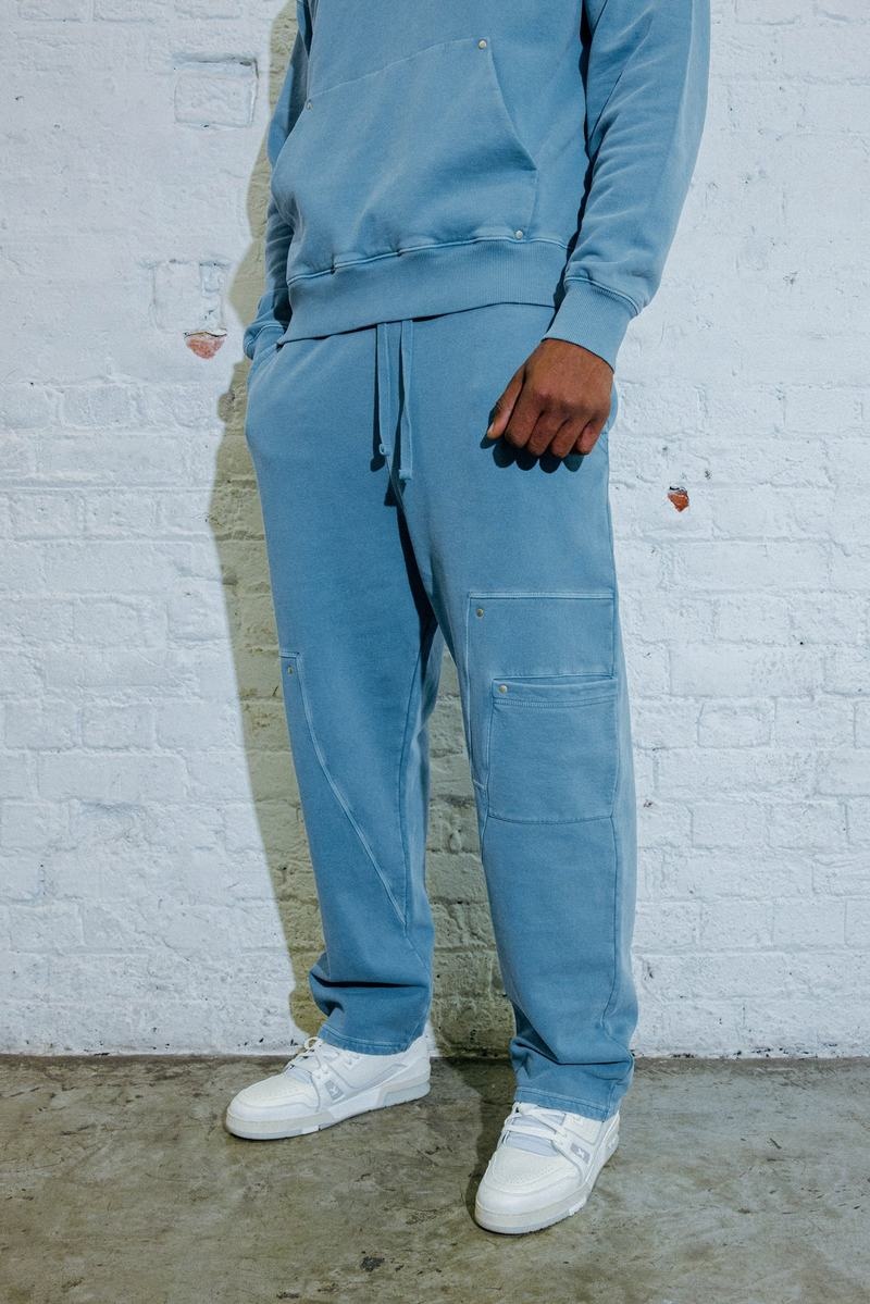 Blue Trapstar Hyperdrive Rivet Men's Tracksuits | CKDXLS-983