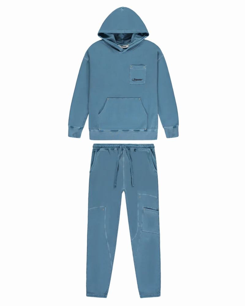 Blue Trapstar Hyperdrive Rivet Men\'s Tracksuits | CKDXLS-983