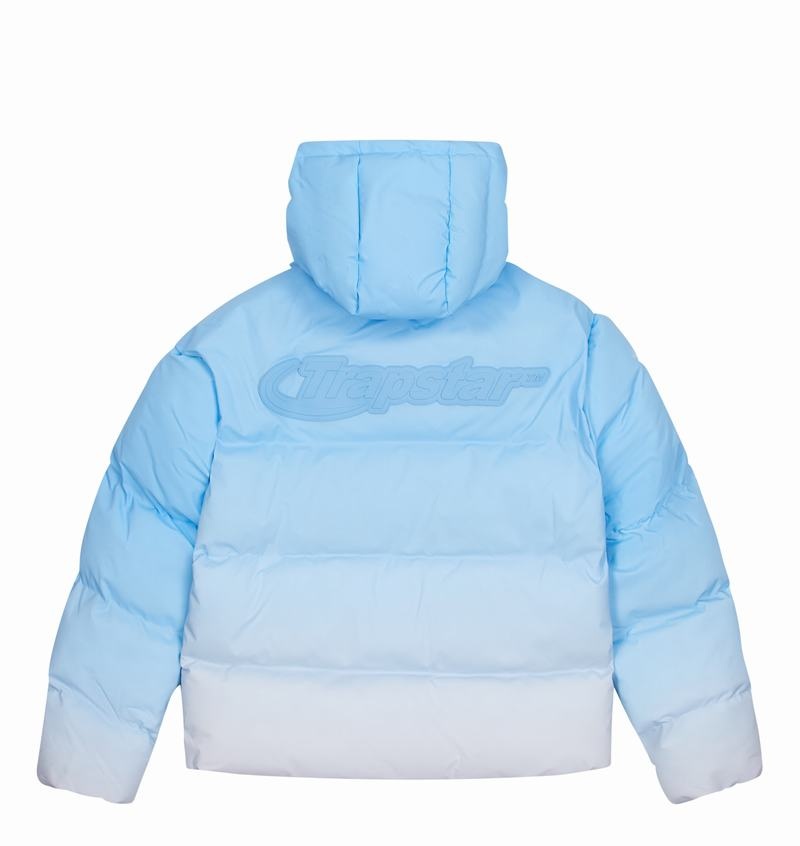 Blue Trapstar Hyperdrive Technical Puffer Men's Jackets | EHGCIN-769