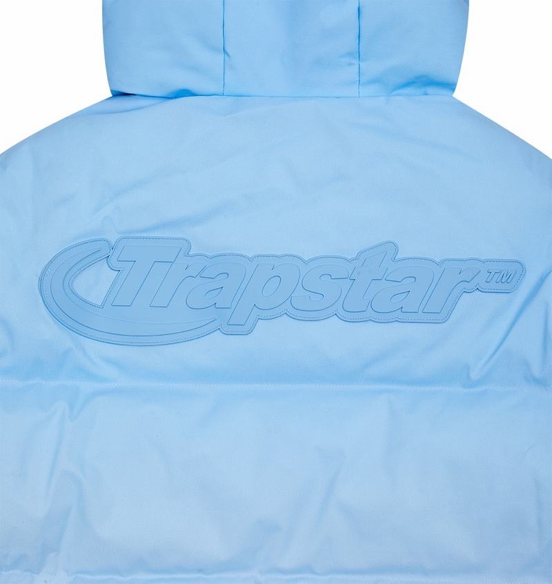 Blue Trapstar Hyperdrive Technical Puffer Men's Jackets | EHGCIN-769