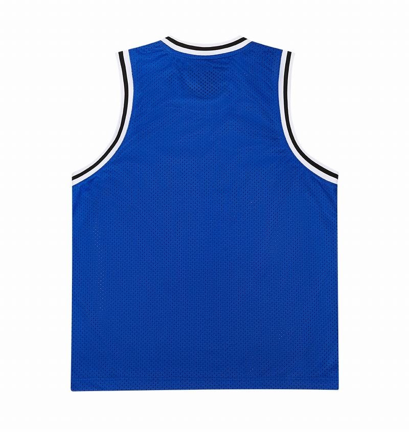 Blue Trapstar Irongate Arch Basketball Vest Men's T Shirts | SUHZTM-620