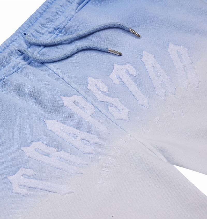 Blue Trapstar Irongate Arch Chenille Hoodie Men's Tracksuits | OTIGLH-078