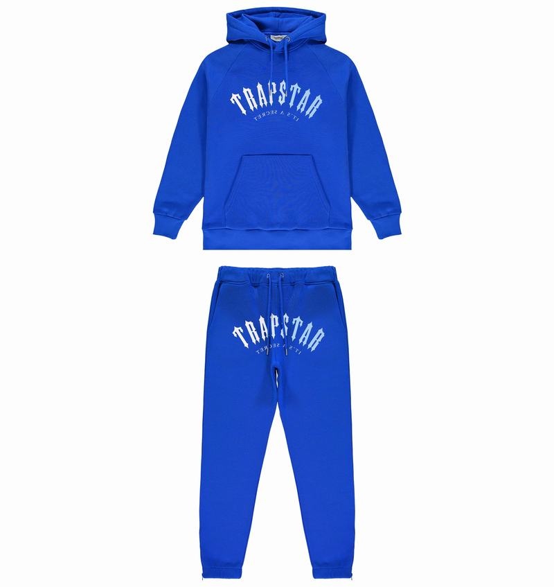 Blue Trapstar Irongate Arch It\'s A Secret Hooded Gel Men\'s Tracksuits | TGOMYL-302