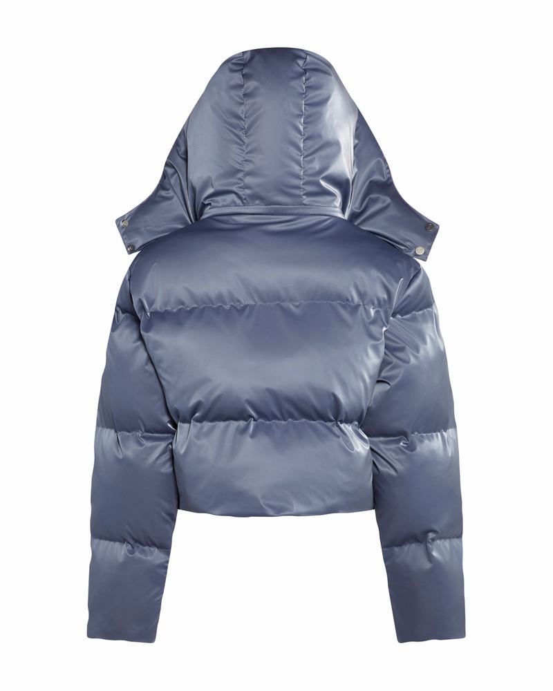 Blue Trapstar Magnetic T Trim Puffer Women's Jackets | ZSHGJR-783