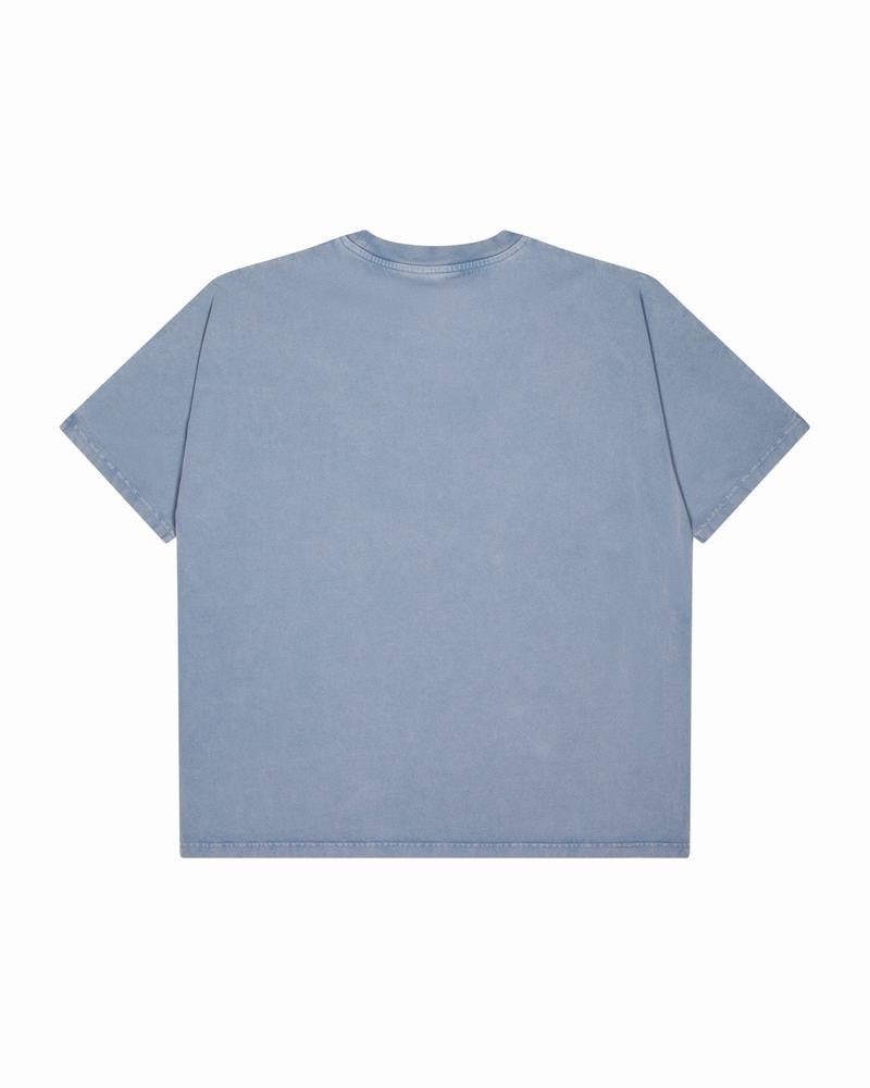 Blue Trapstar Spirit Tee Men's T Shirts | SMNCIY-539