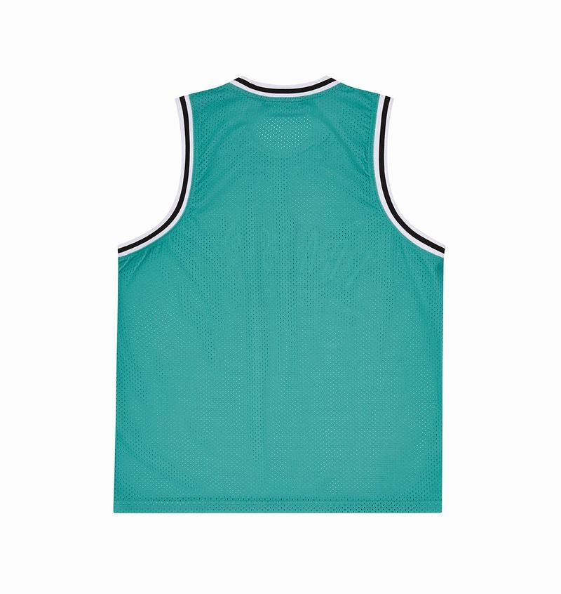 Blue / White Trapstar Irongate Arch Basketball Vest Men's T Shirts | XCWTAS-872