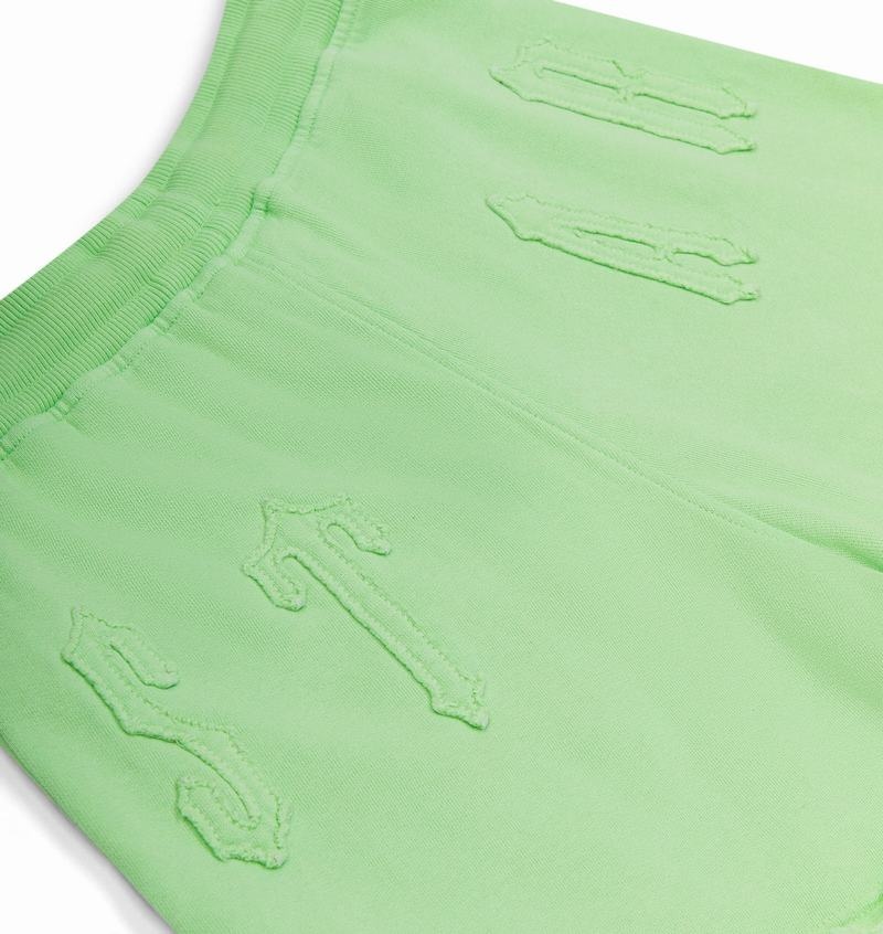 Green Trapstar Irongate Arch Applique Women's Shorts | VJHYTM-132