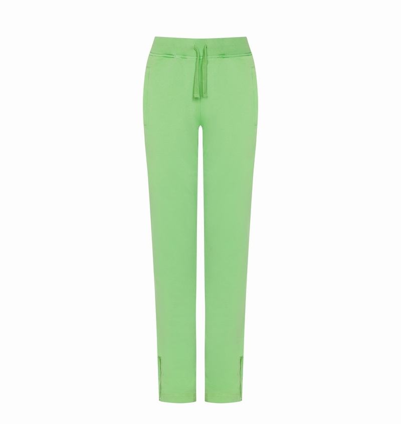 Green Trapstar Irongate Split Leg Jogging Women's Pants | VRPNEA-823