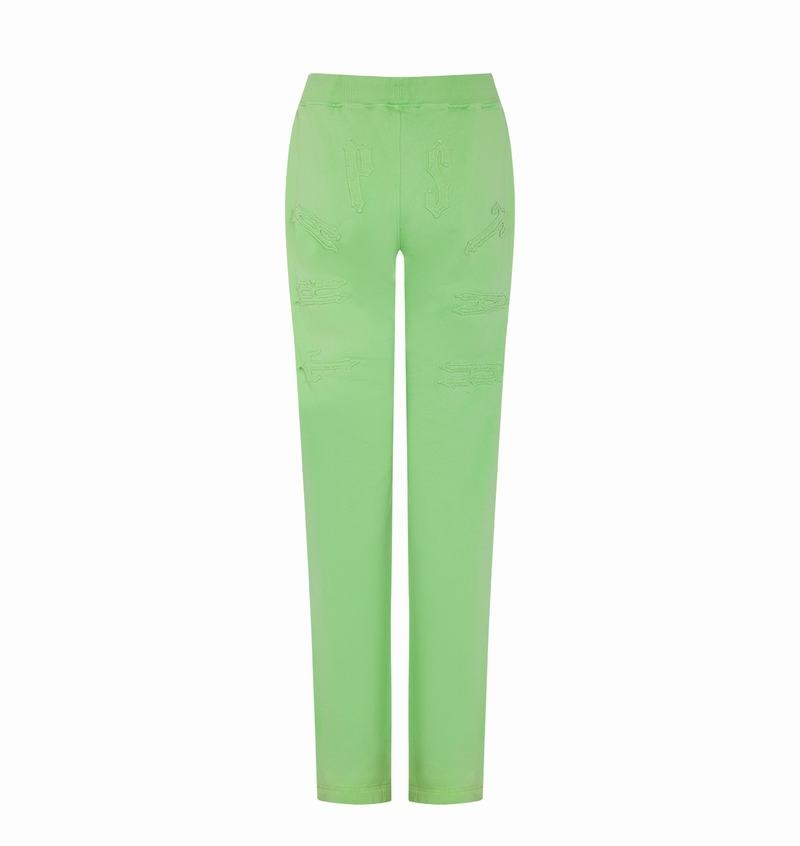 Green Trapstar Irongate Split Leg Jogging Women\'s Pants | VRPNEA-823