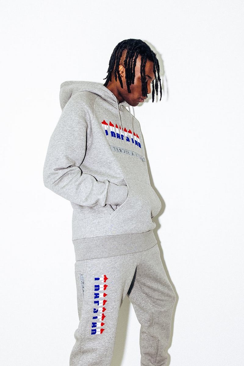 Grey Trapstar Chenille Decoded 2.0 Hoodie Men's Tracksuits | MASXJH-169