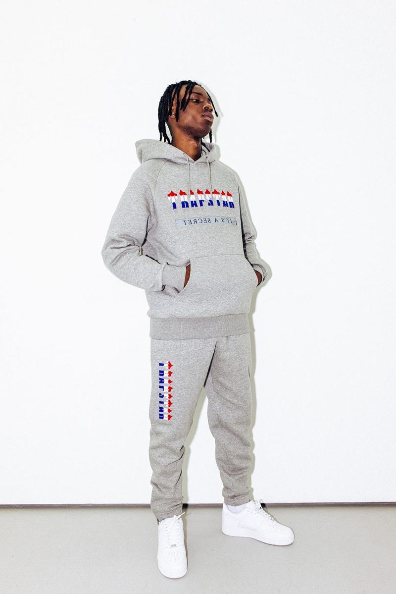 Grey Trapstar Chenille Decoded 2.0 Hoodie Men's Tracksuits | MASXJH-169