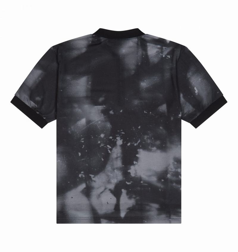 Grey Trapstar Irongate Polo Shirt Men's T Shirts | EMYJSZ-930