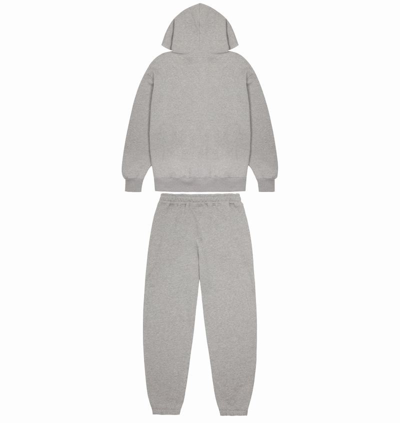 Grey Trapstar Wildcard Chenille Hoodie Men's Tracksuits | VQUKDL-721