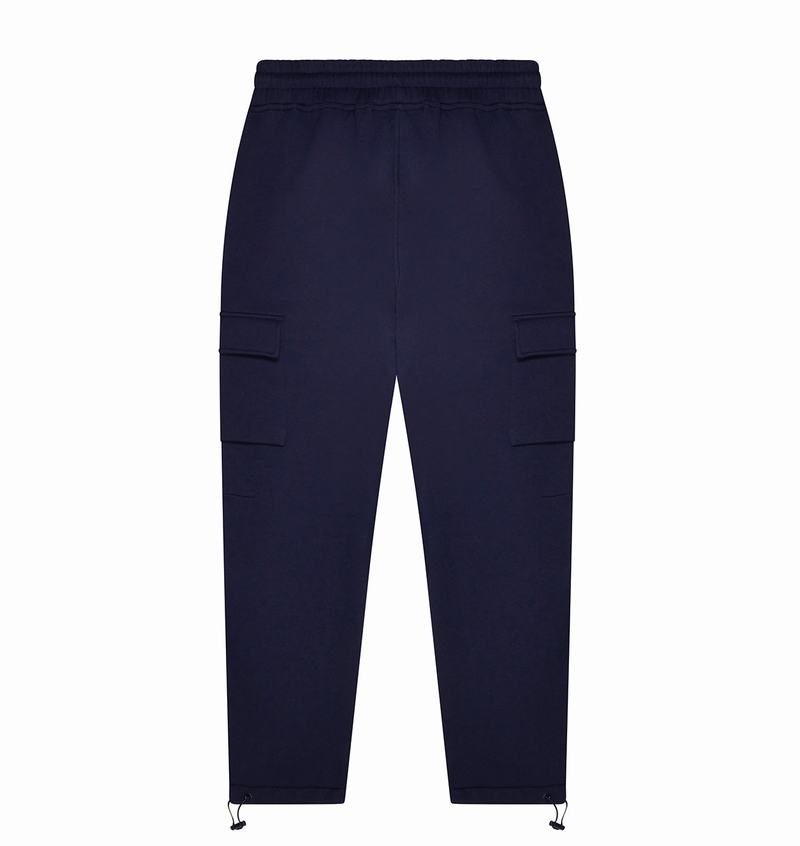 Navy Trapstar Irongate T Trap Fleece Men's Tracksuits | MZVDGC-394