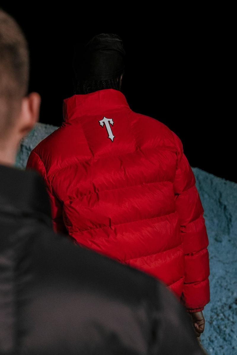 Red Trapstar It’s a Secret Puffer Men's Jackets | JKASVY-678