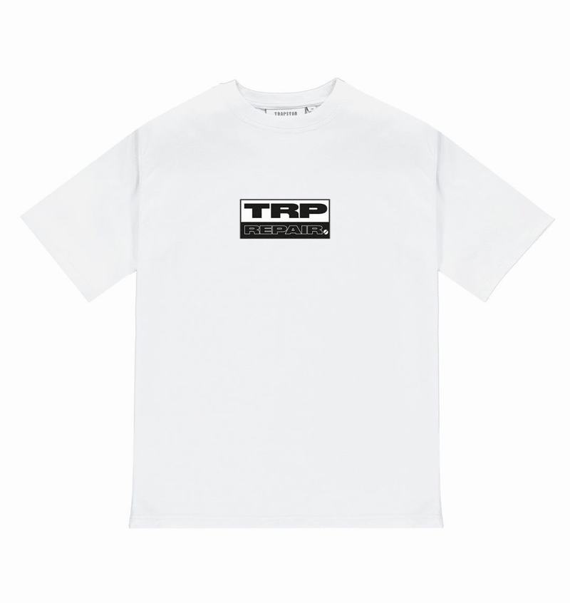 White Trapstar Don’t Jam Tee Men's T Shirts | DRCVGB-321