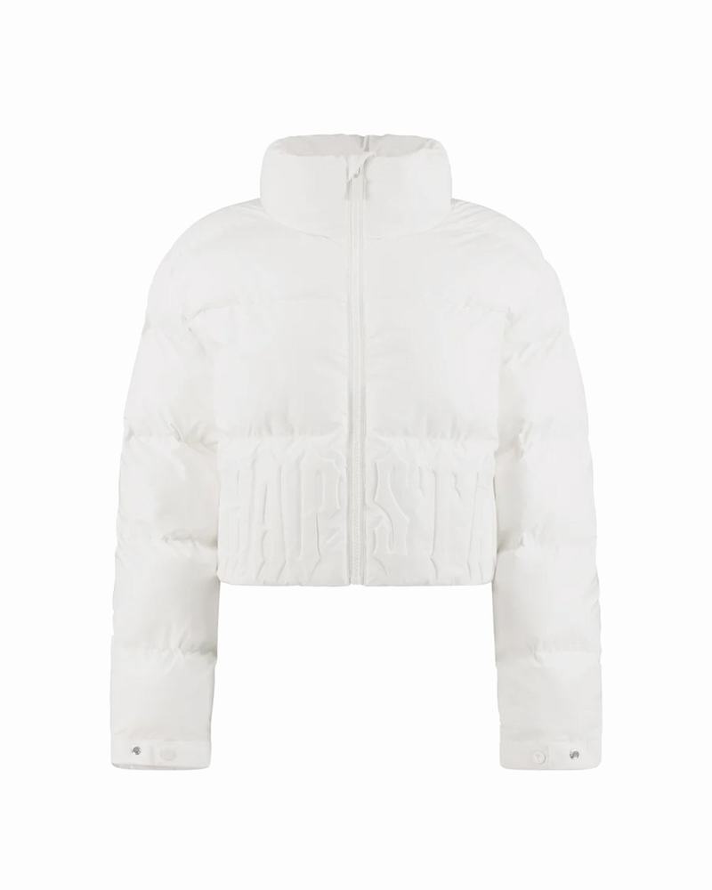 White Trapstar Irongate Embossed Puffer Women\'s Jackets | STGIWA-056