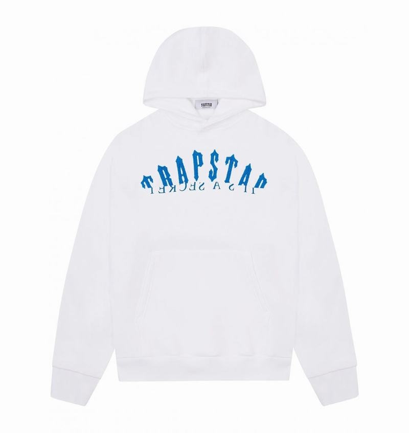 White / Blue Trapstar De-Con Arch Men\'s Hoodie | AOIYVE-410