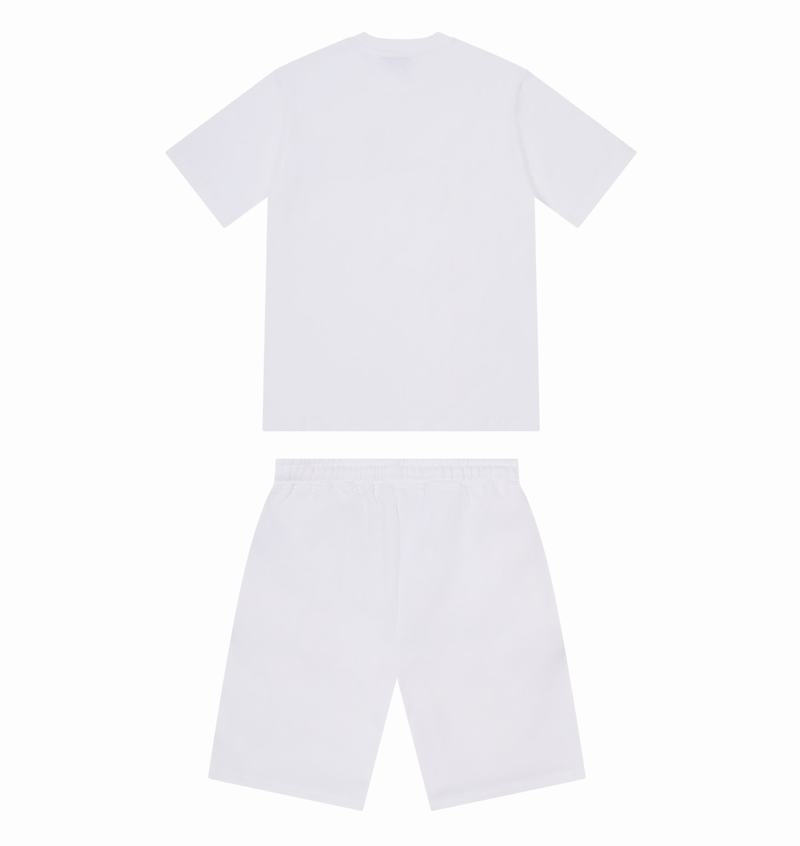 White / Blue Trapstar De-Con Arch Short Men's Sets | HDXJOG-984